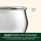 Cuisinart PureClad™ Triple Ply Stainless Steel 5.5 Qt. Saute Pan w/Cover