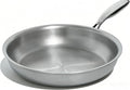 Umite Chef 12 inch 5 Ply Stainless Steel Frying Pan Non-Toxic PFOA&PTFE Free Skillets, Professional Cookware- Oven Safe & Induction Compatible, Fast & Even Heat, Heavy Duty, Cool Grip Handles