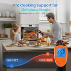 Etekcity Infrared Thermometer Laser Temperature Gun 1080, -58°F~ 1130°F for Meat Food Candy Pizza Oven, Heat Gun for Cooking, Kitchen, Fridge, Reptile, BBQ, HAVC, Adjustable Emissivity & Max Measure