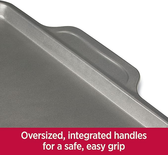 All-Clad Pro-Release Nonstick Bakeware Set 2 Piece Oven Safe 450F Half Sheet, Cookie Sheet, Muffin Pan, Cooling & Baking Rack, Round Cake Pan, Loaf Pan, Baking Pan Grey