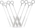 Buenalife Heavy Duty Cleaning Brushes Set of 8 - Extra Long Straw Cleaners for Metal and Plastic Reusable Drinking Straws, to Clean Small Spaces, Sippy Cups, Water Bottles - Sturdy Hard Brush Bristles