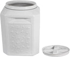 Vittles Vault Traditional Pet Food Storage Container For Dog Kibbles/Bird Seed/Oatmeal/Rice/Flour/Cereal, BPA Free Plastic, Sealed Airtight For Cat Food, Up To 35 lb, Made in USA, With Scoop, Gray
