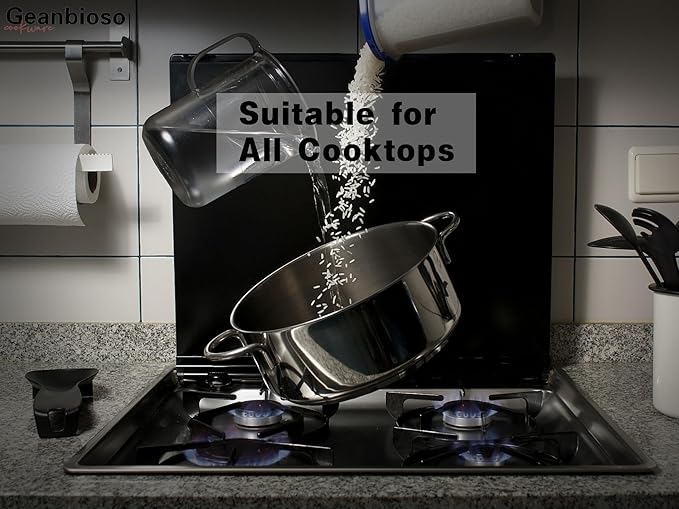 Stainless Steel Cookware Set, 5-ply cookware，8-Piece Pots and Pans Set, 316L Professional Grade, Oven and Broiler Safe to 650°F, Dishwasher Safe, Durable, Induction Compatible, Silver