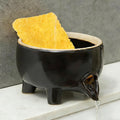 Ceramic Sponge Holder with Drainage, Modern Black Sink Caddy Organizer, Sponge Dish Rack for Soap, Brushes, Keeps Countertop Dry, Kitchen Sink Accessory