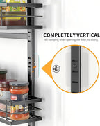 Moforoco White 9-Tier Over The Door Pantry Organizer, Pantry Organization And Storage, Metal Hanging Spice Rack Shelves Door, Home & Kitchen Essentials, Laundry Room Bathroom Organization