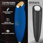 Zulay Kitchen Patented Tornado Triple Whisk Milk Frother with 4 Duracell Batteries – Handheld Foam Maker for Coffee, Lattes, Matcha & Hot Chocolate – Rich, Creamy Froth in Seconds