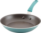 Rachael Ray Cook + Create Nonstick Frying Pan/Skillet, 10 Inch, Agave Blue
