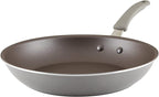 Rachael Ray Cook + Create Nonstick Frying Pan/Skillet, 12.5 Inch, Gray