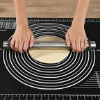 Super Kitchen Non-Slip Silicone Pastry Mat 28 x20 for Non Stick Baking Mats, Countertop Placemats, Dough Rolling, Kneading/Fondant/Pie Crust Pad
