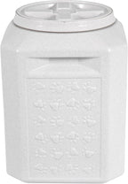 Vittles Vault Traditional Pet Food Storage Container For Dog Kibbles/Bird Seed/Oatmeal/Rice/Flour/Cereal, BPA Free Plastic, Sealed Airtight For Cat Food, Up To 35 lb, Made in USA, With Scoop, Gray