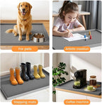 Jin&Bao Waterproof Under Sink Mat 22" x 19", Thick Silicone Mat Cabinet Protector for Kitchen and Bathroom, Shelf Liner, Home Organizer and Storage, Multipurpose Tray for Gadgets and Essentials