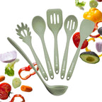 Starpack 'Like a Boss' XL Premium Silicone Cooking Utensils Set (6 Pcs) 13" - Heat Resistant Kitchen Utensils 600°F - Non-Stick Silicone Utensil Set - Large Kitchen Utensils Set for Cooking & Serving