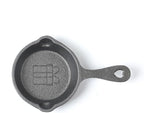 HAWOK Cast Iron Mini Skillet DIA.2.8 inch Round Black…
