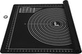 Non-Slip Silicone Pastry Mat Jumbo 31''by 24'' for Non Stick Baking Mats, Table/Countertop Placemats, Dough Rolling, Kneading/Fondant/Pie Crust Pad by Super Kitchen