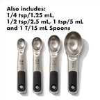 OXO Good Grips Stainless Steel Measuring Cups and Spoons 8-Piece Set,4 Cups and 4 Spoons,(Pack of 2)