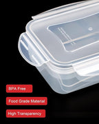 56 Pcs Large Food Storage Containers Set with Lids (28 Containers + 28 Lids), Airtight Plastic Storage Containers for Pantry & Kitchen Organization, BPA-Free, Leak-Proof