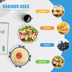 12 Pack Small Glass Food Storage Containers with Lids Airtight, 13oz Leak-Proof Meal Prep Containers Set, Freezer to Microwave Safe, Dishwasher Safe
