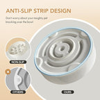 Havniva Ceramic 0.9 Cup Raised Slow Feeder Dog Food and Water Bowl Set, Elevated 6.1inch Bowl and 6.1inch Dish with Acacia Wood Stand for Small Dogs(2 x Vanilla White+ Stand)