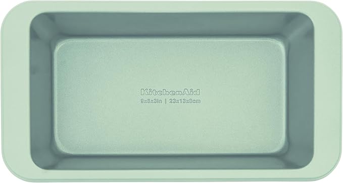 KitchenAid 9x5in Nonstick Aluminized Steel Loaf Pan, Pistachio (Pack of 6)