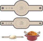 Silicone Bread Sling for Dutch Oven, 2 PCS Non-Stick & Easy Clean Reusable Silicone Bread Baking Mat with Long Handles, Easy to Transfer Sourdough Bread, Gray
