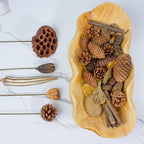 BTEOBFY Wooden Fruit Bowl Handcrafted Wood - Natural Fruit Basket for Kitchen Counter Display, Decorative Bowl for Apples, Oranges, Pineapples (15 Inch)