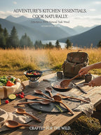 8-Piece Natural Teak Wood Utensil Set - Essential Nonstick Cooking Spoons & Spatulas, Eco-Friendly Tools
