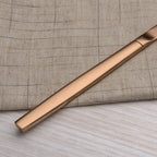 Berglander 20 Piece Titanium Rose Gold Plated Stainless Steel Flatware Set, 20 Pieces Silverware Set, Copper Color Cutlery Sets, Service for 4 (shiny Copper)
