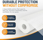 Shelf Liner Drawer Liner for Kitchen Cabinets Non-Adhesive by Linda’s Essentials (12 x 60 Inches) - Non-Slip Easy Clean Kitchen Cabinet and Cupboard Protector, Waterproof Mat, Clear Roll