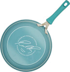 Rachael Ray Cook + Create Nonstick Frying Pan/Skillet, 10 Inch, Agave Blue