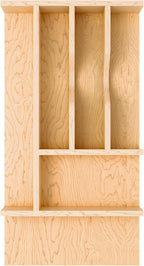 Rev-A-Shelf Natural Maple Right Size Utensil Insert Home Storage Kitchen Organizer 7 Compartment Drawer Accessory, 10-1/4" x 19-1/2, 4WCT-15SH-1