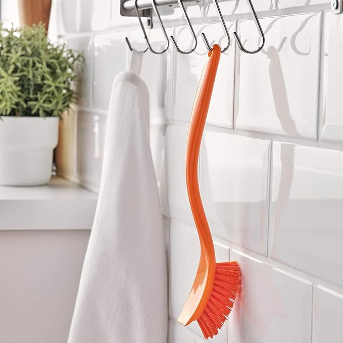 Ikea Easily Handable Orange Dish-Washing Brush (Pack of 4)