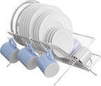 Simple Houseware Collapsible Dish Drying Rack, Chrome