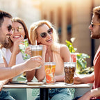 20oz Glass Tumblers with Lids and Straws,2PCS Glass Cups with Lids and Straws,Iced Coffee Cups with Lid,Drinking Glasses for Juice, Smoothies