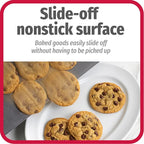 GoodCook AirPerfect Non-Stick Air Insulated 16” x 14” Cookie Sheet - Carbon Steel Cooking Pans, No Burn Insulation Bakeware, Cookie Sheets for Baking, Oven Pan Set