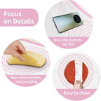 Non-stick Silicone Pastry Mat, Extra Large Baking Mat for Cookie Bread Pizza Pie Crust, Silicone Dough Mat for Rolling, Non-slip& Heat Resistant