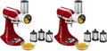KitchenAid Stand Mixer Attachment,KSMVSA Fresh Prep Slicer/Shredder,(Pack of 2)