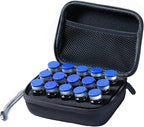 Insulin Fridge Holder Storage Case Insulin Vial Protector Holder Insulin Cooler Travel Case Organizer Fits Standard 10ml U-100 Vials,15-Slot,Black (15 Slots)
