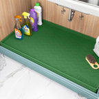 TigeJoy 22" x 19" Under Sink Mats for Kitchen Waterproof, Leak-Proof Silicone Mat Sink Protector and Cabinet Liner, Kitchen Essentials Organizer and Storage, Boot or Shoe Tray, Pet Feeding Mat
