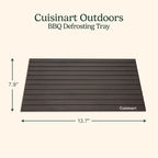Cuisinart BBQ Defrosting Tray,Conductive Aluminum Rapid Thaw Plate for Frozen Meat,Quick Defrosting Tool Preserves Natural Flavors,NonStick Easy Clean Kitchen Gadget&Grilling Accessories,(Pack of 12)