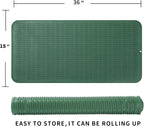 MicoYang Silicone Dish Drying Mat for Multiple Usage,Easy clean,Eco-friendly,Heat-resistant Silicone Mat for Kitchen Counter or Sink,Refrigerator or Drawer Liner Green 5XL 36inches x 18inches