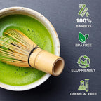 Matcha Whisk - Bamboo Whisk Handcrafted Traditional Japanese Chasen 120-Prong Stirrer Wisk Mixer for Matcha Powder Ceremonial Authentic Tea Preparation