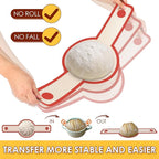 HOTEC Silicone Bread Sling for Dutch Oven - 2 Pack Non-Stick Baking Mat with Long Handle Easy to Transfer Sourdough Bread, Reusable Heat Resistant to 500°F/260°C Dutch Oven Liners Baking Supplies