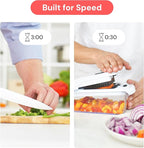 Fullstar The Original Pro Chopper - Vegetable Chopper and Mandoline Slicer, Food Chopper with Container, Fruit Cutter, Veggie Slicer, Kitchen Gadgets & Gifts, Home Essentials (6 in 1, White)