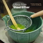 12-Piece Matcha Whisk Set - Complete Matcha Kit Including Matcha Bowl with Spout, Bamboo Whisk, Bamboo Straws, Scoop with Holder, Sifter with Wooden Handle & More - Premium Matcha Gift Set