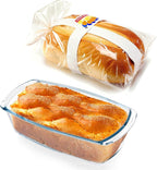 Glass Loaf Pans for Baking Bread with Lids - 1.9 Qt Glass Loaf Pan | Oven, Dishwasher, Fridge, Freezer & Microwave Safe, Bread Pan Suit for Lasagna, Meatloaf, Banana - 2Pcs