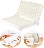 EIKS Foldable Drying Rack for Vegetable Fruit and Tableware, Kitchen Sink Organizer