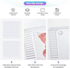 15 PCS Clear Plastic Drawer Organizer Set - 4 Sizes Makeup Organizer Desk Drawer Divider Bathroom Organizers and Storage Bins for Makeup, Jewelry, Gadgets, Office, Kitchen, Bedroom, Bathroom