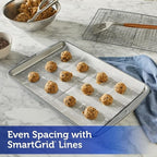 Reynolds Kitchens Cookie Baking Sheets, Pre-Cut Baking Parchment Paper Sheets for Cookies, Oven-Safe up to 425 Degrees, Reusable Up to 3X, No-Mess Cleanup, 12 in x 16 in, 22 Count