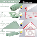 Silicone Mats for Baking 26" x 18" Pastry Mat with Measurements Extra Thick Baking Mat for Rolling Out Dough,Bread,Pie,Cookies,Sourdough,Pizza and fondant,Food Grade Dough Mat