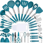 Silicone Kitchen Utensils Set, Umite Chef 43 pcs Cooking Utensils for Nonstick Cookware, Kitchen Tools-Silicone Utensil for Cooking Kitchen Set for Home Kitchen Accessories Set